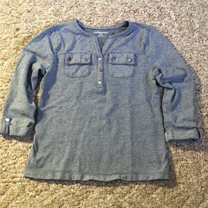 Croft & Barrow 3/4 Sleeve Top, PXS